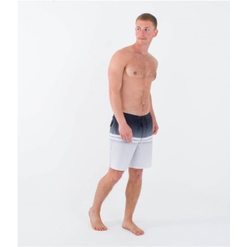 HURLEY PHANTOM ECO CLASSIC BOARDSHORTS 18" BLACK WHITE