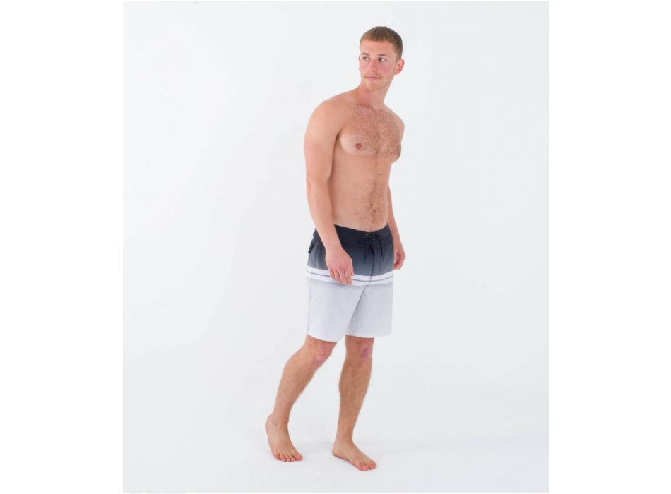 HURLEY PHANTOM ECO CLASSIC BOARDSHORTS 18" BLACK WHITE