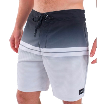 HURLEY PHANTOM ECO CLASSIC BOARDSHORTS 18" BLACK WHITE