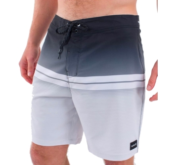 HURLEY PHANTOM ECO CLASSIC BOARDSHORTS 18" BLACK WHITE