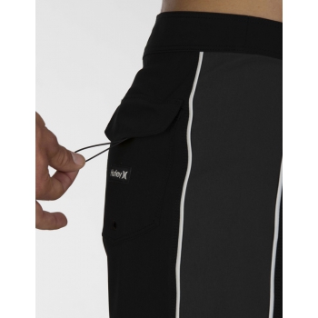 HURLEY PHANTOM FASTLANE BOARDSHORT 18" BLACK