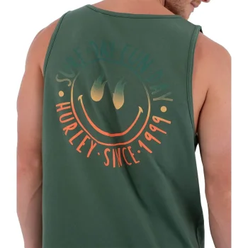 HURLEY PRINTING PRESS RUBEL TANK AURORA GREEN
