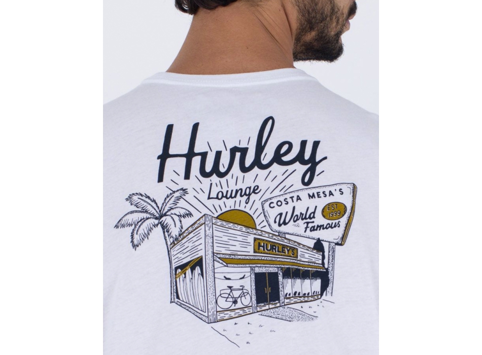 HURLEY EVERYDAY HURLEY'S TEE WHITE