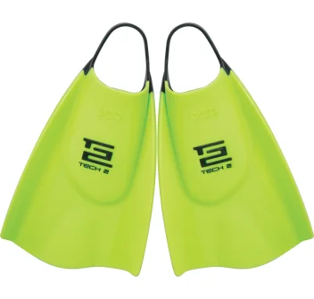 HYDRO TECH 2 BODYBOARD FINS ACID YELLOW