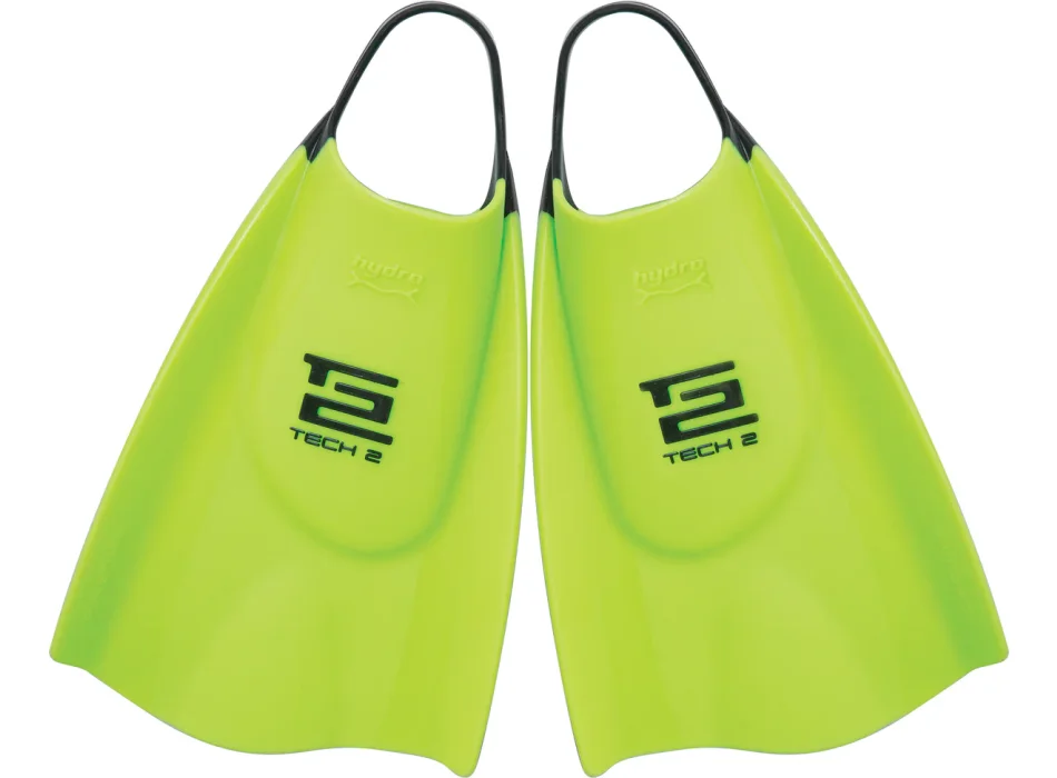 HYDRO TECH 2 BODYBOARD FINS ACID YELLOW