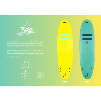 INDIO SURF SOFTBOARD EASY GOING 9'0" LONGBOARD/SUP