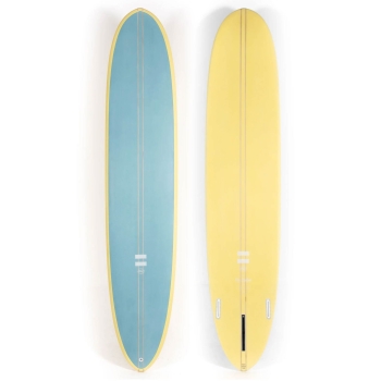 INDIO 9'1" SURFBOARDS LONGBOARD TRIM MACHINE CREAM BLUE