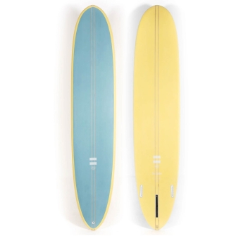 INDIO 9'1" SURFBOARDS LONGBOARD TRIM MACHINE CREAM BLUE