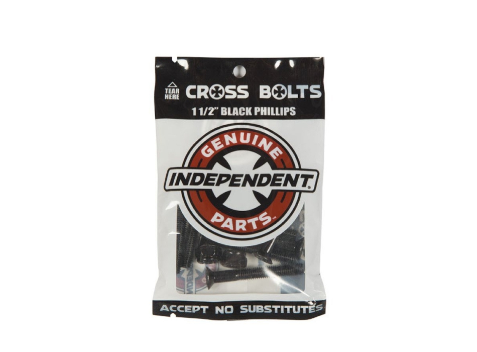 INDIPENDENT GENUINE PARTS PHILLIPS HARDWARE 1 1/2" BLACK