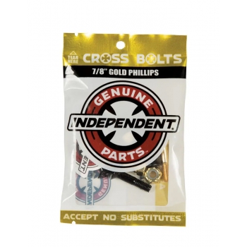 INDIPENDENT GENUINE PARTS PHILLIPS HARDWARE 7/8" BLACK GOLD