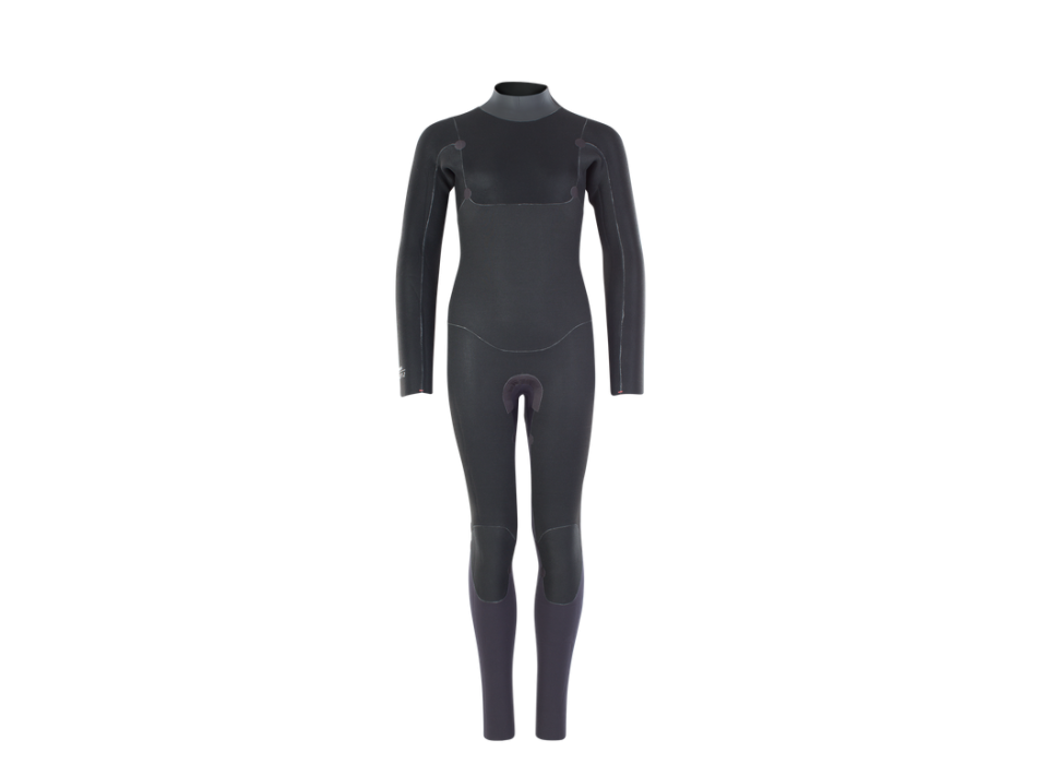 ION CAPTURE 4/3 WETSUIT 4-16 YEARS BACK ZIP JUNIOR STEEL-BLUE/RED