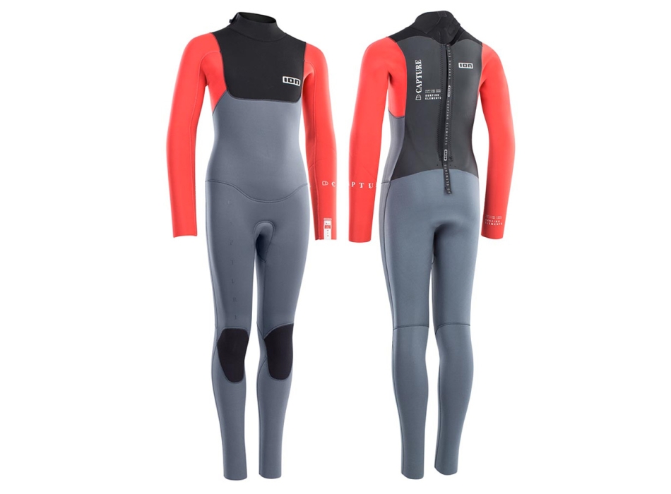 ION JUNIOR CAPTURE SEMIDRY 5/4 DL BACK ZIP