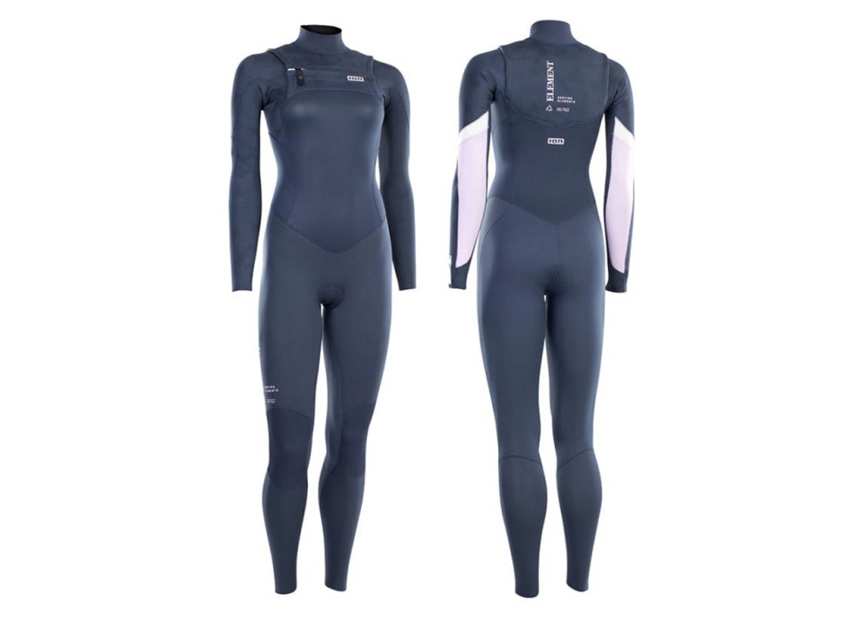 ION WETSUIT ELEMENT SEMIDRY 5/4 DL FRONT ZIP 2021