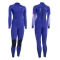 ION WETSUIT ELEMENT SEMIDRY 4/3 DL BACK ZIP CONCORD BLUE