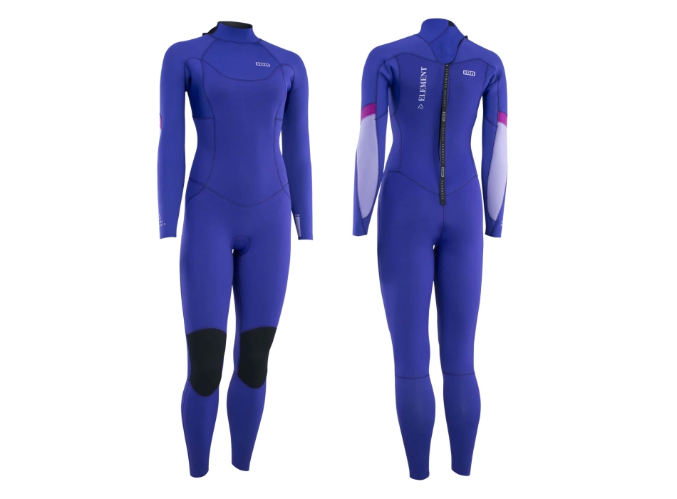 ION WETSUIT ELEMENT SEMIDRY 4/3 DL BACK ZIP