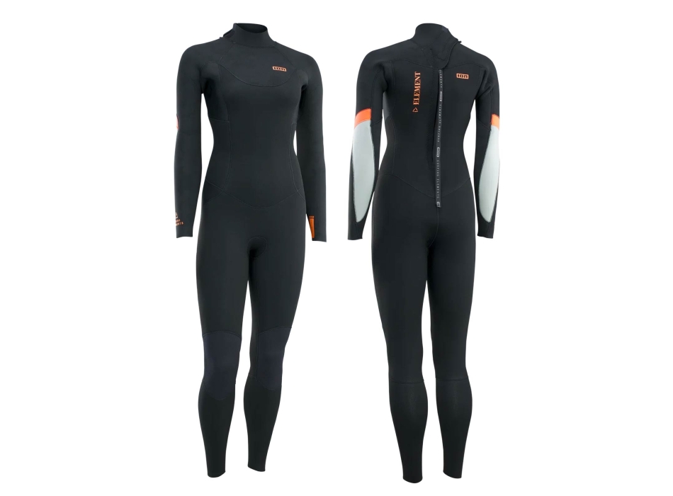 ION WETSUIT ELEMENT SEMIDRY 4/3 DL BACK ZIP