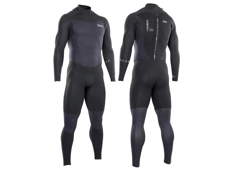 ION WETSUIT ELEMENT SEMIDRY 4/3 BACK ZIP 2021