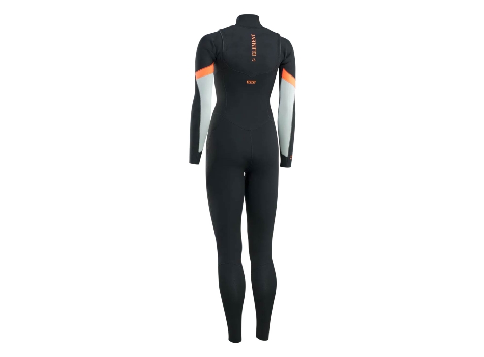 ION WETSUIT ELEMENT SEMIDRY 5/4 DL FRONT ZIP  