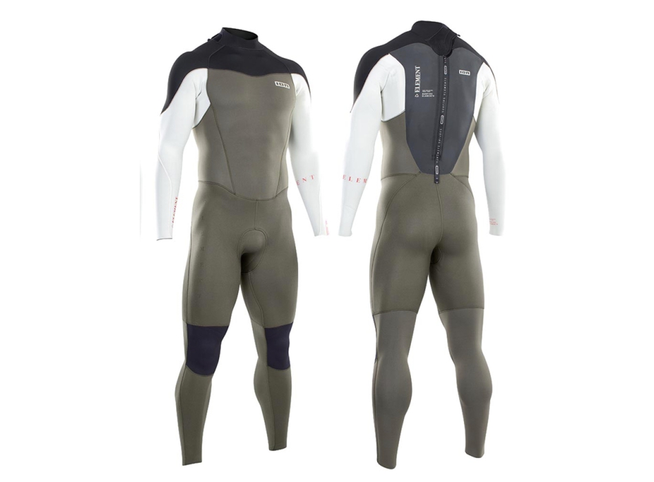 ION WETSUIT ELEMENT SEMIDRY 5/4 BACKZIP 2021