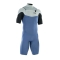 ION ELEMENT SHORTY 2/2 SS FRONT ZIP CASCADE BLUE