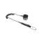 ION SUP CORE 8-10' LEASH COILED BLACK