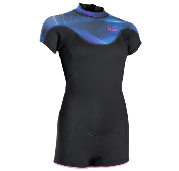 ION MUSE SHORTY SS 2.0 WETSUIT BACKZIP SKY BLUE