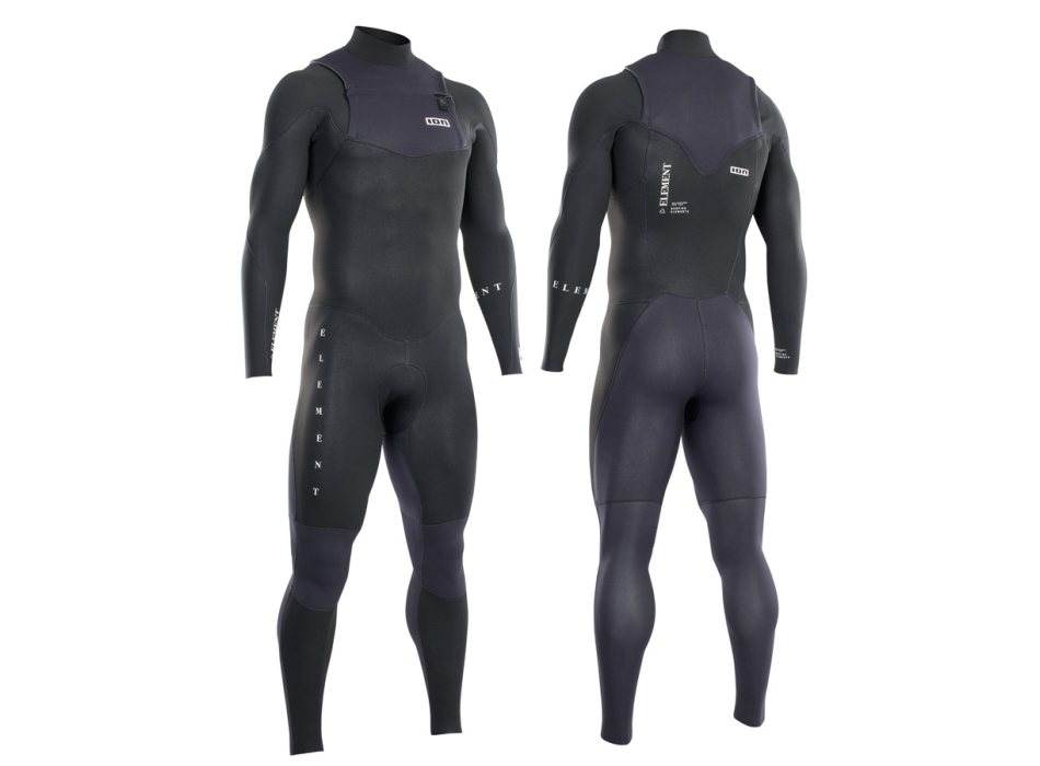 ION WETSUIT ONYX ELEMENT SEMIDRY 4/3 FRONT ZIP 2021