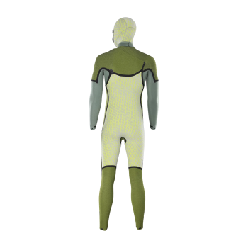 ION WETSUIT SEEK AMP 6/5 HOOD FRONT ZIP BLACK