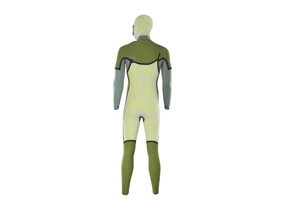 ION WETSUIT SEEK AMP 6/5 HOOD FRONT ZIP BLACK
