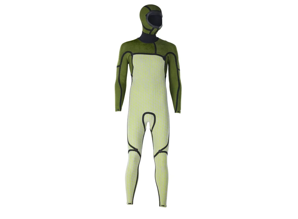 ION WETSUIT SEEK SELECT 5.5/4.5 FRONT ZIP MEN HOOD BLACK