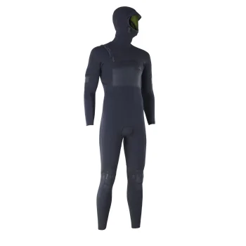 ION WETSUIT SEEK SELECT 5.5/4.5 FRONT ZIP MEN HOOD BLACK