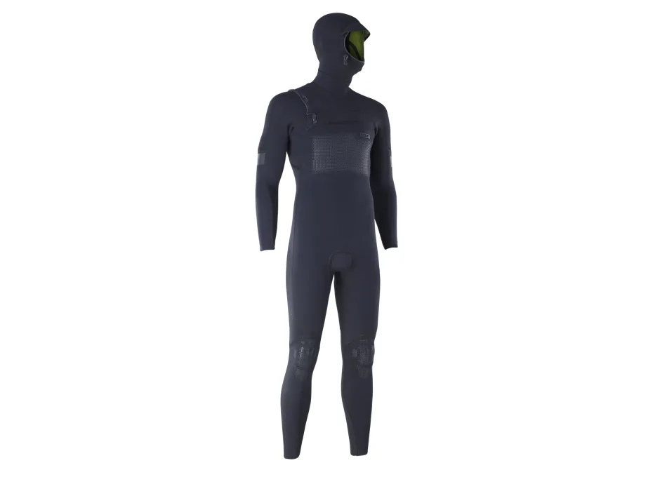 ION WETSUIT SEEK SELECT 5.5/4.5 FRONT ZIP MEN HOOD BLACK