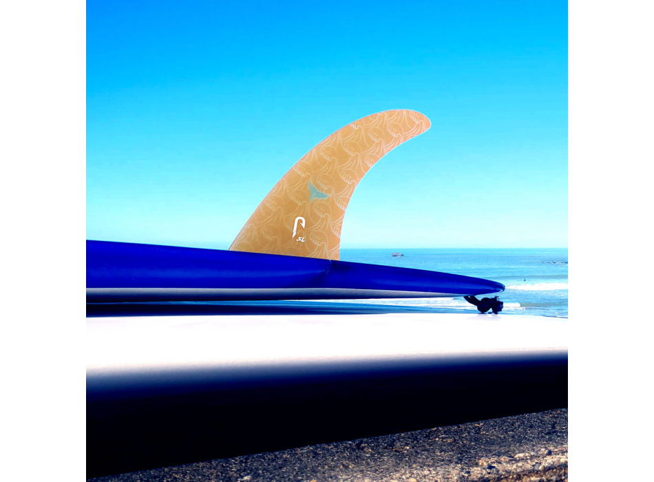 JUST 4.5” LONGBOARD SINGLE FIN SMOKE TINT FIBERGLASS