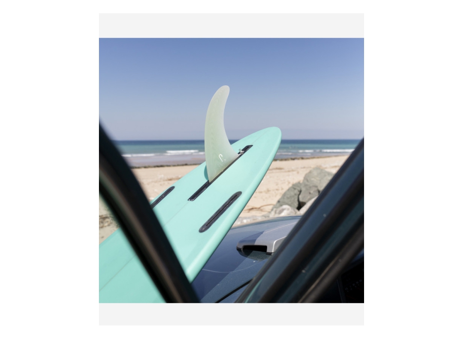 JUST 8.0" LONGBOARD FIN CLEAR