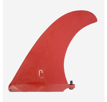 JUST 9.75” LONGBOARD SINGLE FIN NOSERIDER FIBERGLASS CREME
