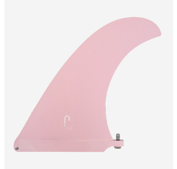 JUST 9.75” LONGBOARD SINGLE FIN NOSERIDER FIBERGLASS CREME