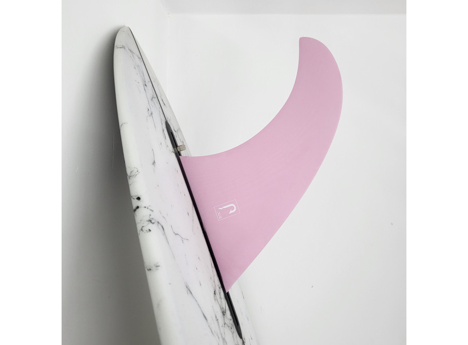 JUST 9.75” LONGBOARD SINGLE FIN NOSERIDER FIBERGLASS CREME