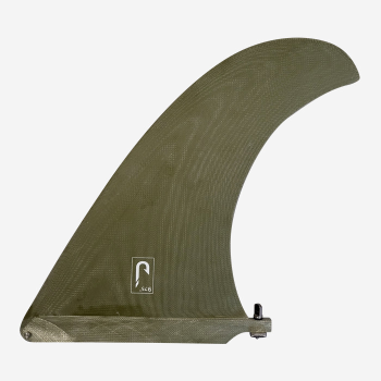 JUST 9.75” LONGBOARD SINGLE FIN NOSERIDER FIBERGLASS CREME