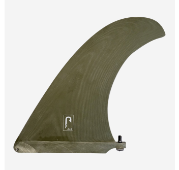 JUST 9.75” LONGBOARD SINGLE FIN NOSERIDER FIBERGLASS CREME