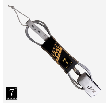 JUST LEASH REGULAR 6' X 7mm REGULAR SILVER