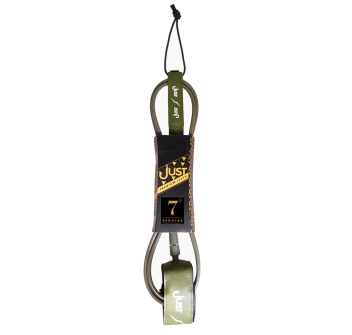 JUST LEASH REGULAR PREMIUM 7'0" ARMY GREEN