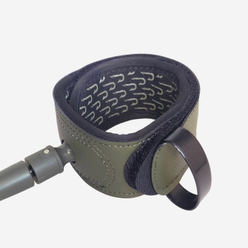 JUST LEASH REGULAR PREMIUM KNEE 9'0" ARMY GREEN