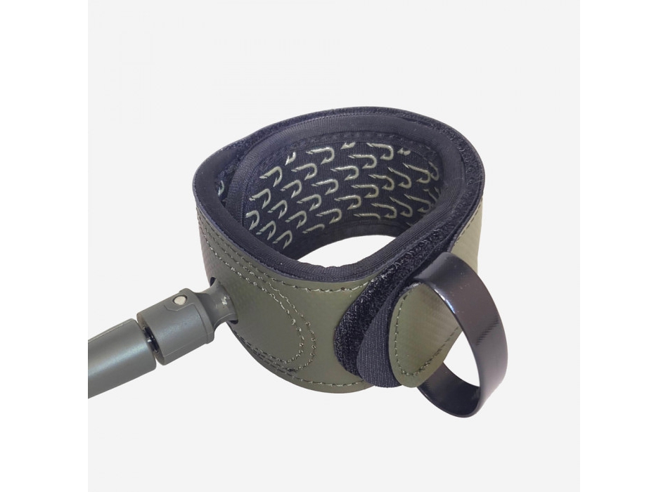 JUST LEASH REGULAR PREMIUM KNEE 9'0" ARMY GREEN