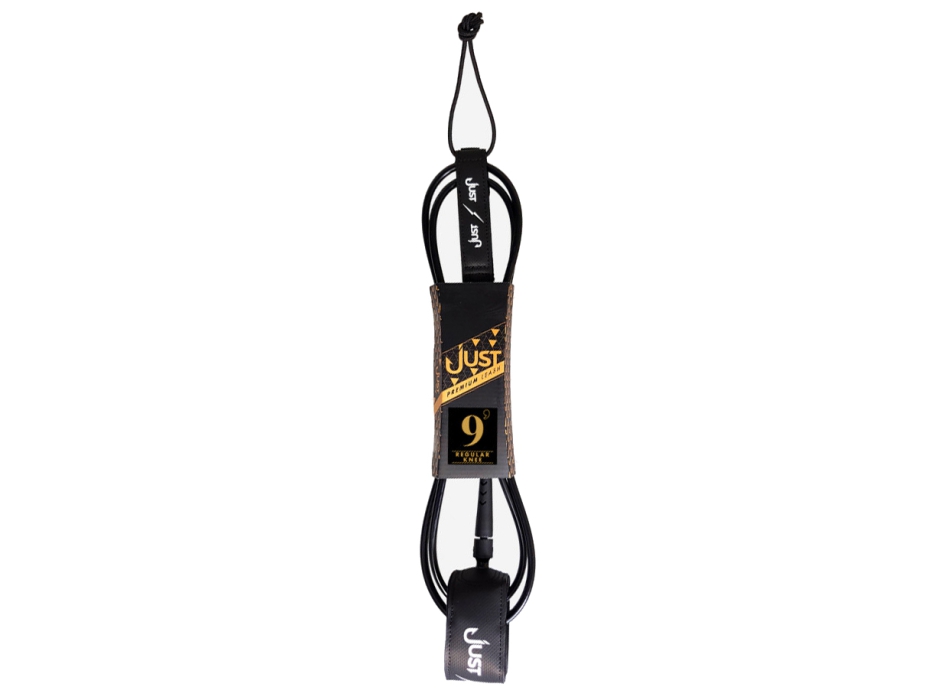 JUST LEASH REGULAR PREMIUM KNEE 9'0" BLACK