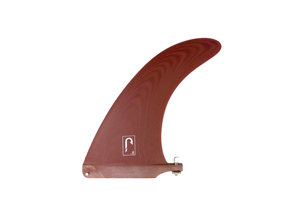 JUST 8.0" LONGBOARD FIN RED