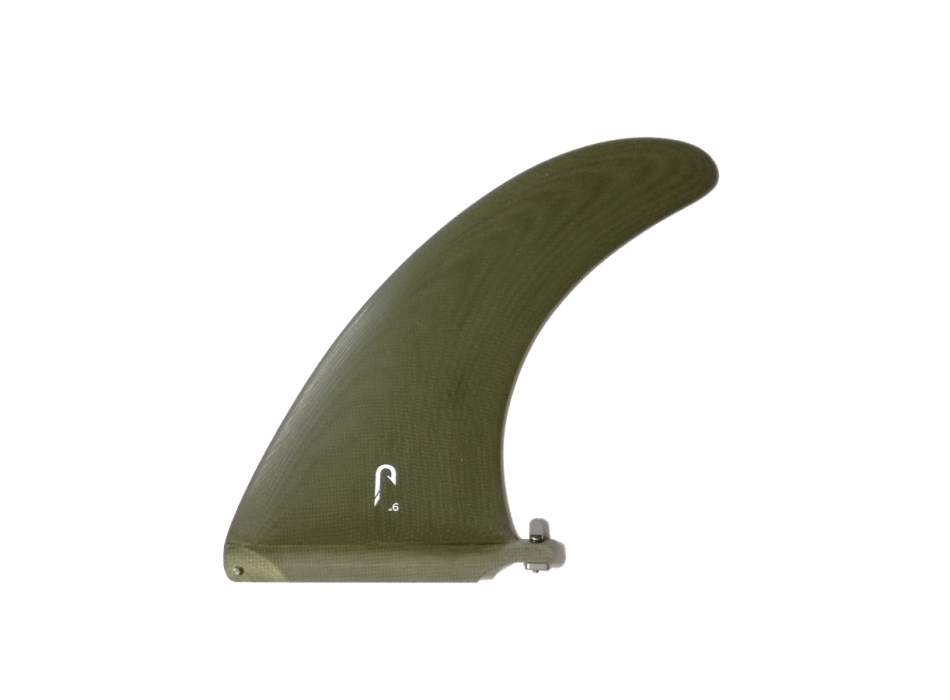 JUST 9.0" LONGBOARD FIN OLD GREEN
