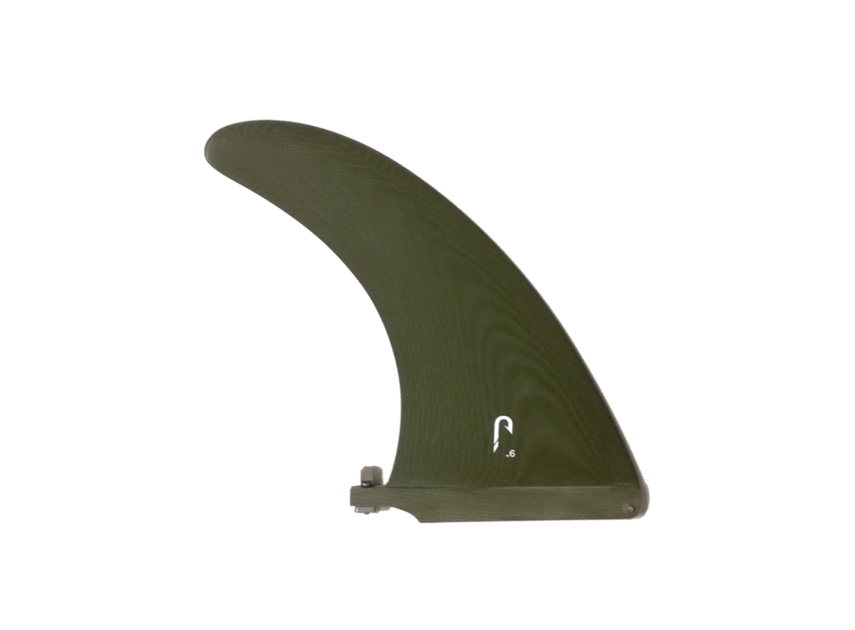 JUST 9.0" LONGBOARD FIN OLD GREEN