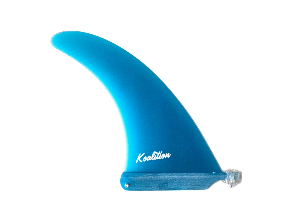 KOALITION 7.5" LONGBOARD SINGLE FIN CALIFORNIA CLASSIC BLUE/BLUE