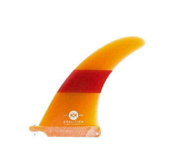 KOALITION 7'5" LONGBOARD SINGLE FIN CALIFORNIA CLASSIC ORANGE