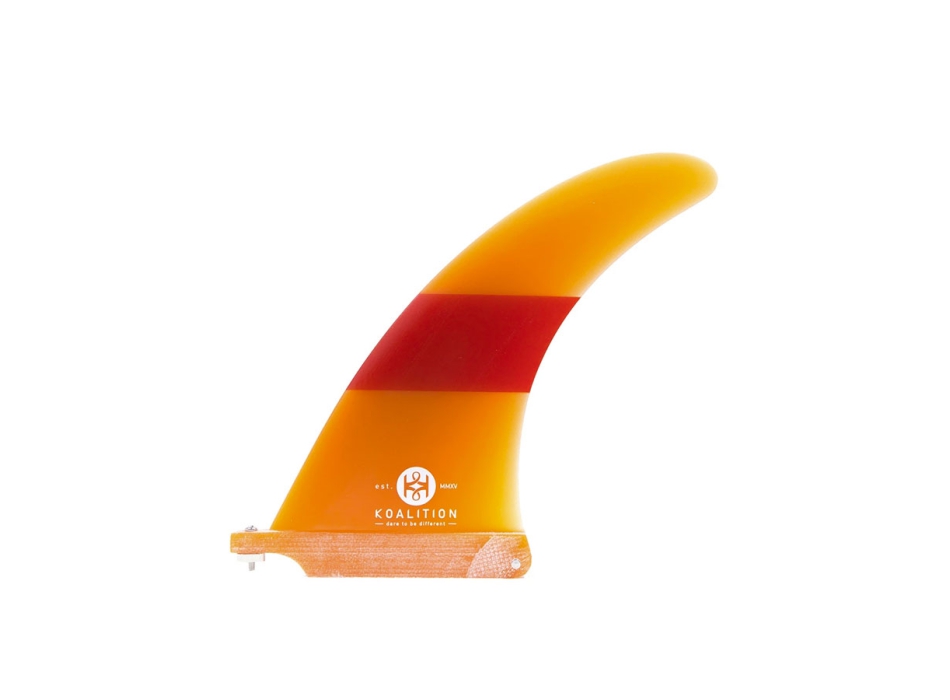 KOALITION 7'5" LONGBOARD SINGLE FIN CALIFORNIA CLASSIC ORANGE